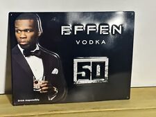 Effen Vodka 50 Cent Metal Sign 13.5 x 17.5 Curtis Jackson RARE Never Hung picture