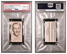 1934 Peerless Scales Card Bing Crosby PSA 8 NM MT  1 Of 1  NONE HIGHER  RARE picture