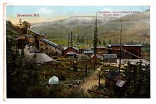 Snowstorm Mill near Mullan Idaho 1910s View Barnards Studio Germany  Postcard picture