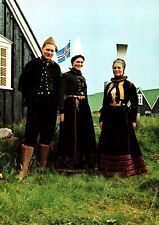 Old National Costumes Arbær Open Air Folk-Museum Vintage Postcard Posted picture