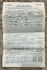 1948 PETITION FOR ISSUANCE OF IMMIGRATION VISA PHILADELPHIA PAPER EPHEMERA picture