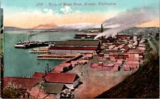 Postcard View of Water Front in Everett, Washington picture