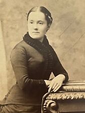 Vintage Cabinet Photo Richmond Virginia Pretty Young Woman Ida Richards 1890s picture