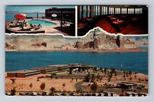 Page AZ-Arizona, Wahweap Lodge & Marina, Antique Vintage c1973 Postcard picture