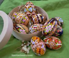 Hand painted easter egg Ukrainian traditional pysanky High quality easter eggs picture
