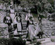 LG772 Original Chris Ware Photo GREEK NATIONALS Ladies Dresses Athenian Garden picture