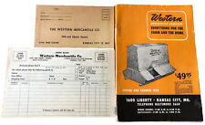 Vintage '50s Farm Supply Catalog Western Mercantile Kansas City MO + Order Blank picture