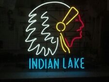 Indian Lake Indian Chief Neon Sign 24