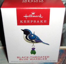 Black-Throated Blue Warbler`2022`Miniature-Love Bird Watching-Hallmark Ornament picture