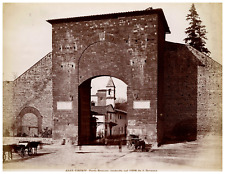 Italy, Florence, Porta Romana, built in 1328 by J. Orcagna Vintage albumen  picture