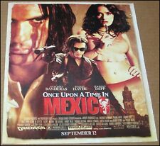 2003 Once Upon a Time in Mexico Print Ad Antonio Banderas Johnny Depp Hayek picture