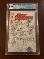 Young Avengers #1 CGC 9.0 (Marvel Comics 2005) WWLA Jim Cheung Sketch Variant picture