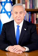 Prime Minister of Israel Benjamin Netanyahu Portrait Picture Photo Print 8x10 picture