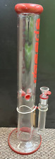 Custom Cheech Red Water Pipe - Exquisite Design, High Quality Glass 14mm Bowl picture