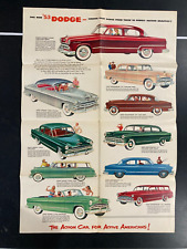1953 Dodge Coronet Sierra Meadowbrook Club Coupe Sedan Poster Pamphlet Advertise picture