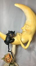 Scott Smith Rucus Studio Bethany Lowe Halloween Black Cat Moon Stand 22’ W/ TAGS picture