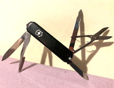 Retired Victorinox Executive Swiss Army 74MM Black Multi-Tool Knife ~ Great Cond picture