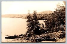 1938. Birchwood Camp. Norwich Lake. Massachusetts Real Photo Postcard RPPC picture