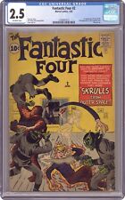 Fantastic Four #2 CGC 2.5 1962 1258847013 1st app. Skrulls picture