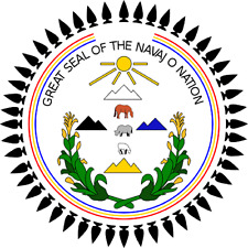 Great Seal of the Navajo Nation Self-adhesive Vinyl Decal picture