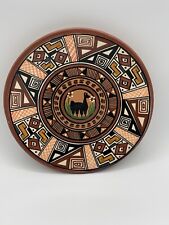 Peruvian Fold Art Llama Display Plate 6