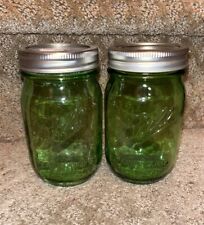 Ball Perfection Green Pint Jar 1913-1915 100 Years of American Heritage Lot Of 2 picture