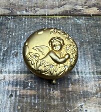 Estee Lauder Vintage May Green Birthstone Angel Compact *EMPTY* picture