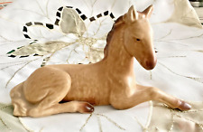 Vintage SylvaC Palomino Horse Foal Lying Down - Made in England - #1447 picture