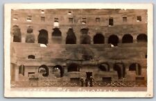 Inside The Colosseum Rome Italy RPPC Real Photo Postcard US Navy Sailors c1900s picture