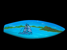 Original Little Surfboard Honolulu, Hawaii Surfboard BOAT Island Design 17 3/8