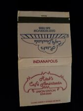 RICK’S CAFE DOCKSIDE Indianapolis Full Vintage Matchbook Beige A-0017 picture