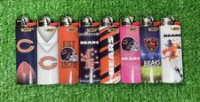 NEW 8pc LARGE size chicago bears NFL football bic lighters LIMITED EDITION picture