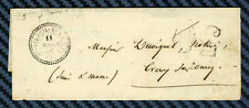 Letter from MONTREUIL-aux-LIONS (Aisne) for CROUY-s/OURCQ (Seine-&-Marne) - 1856 picture