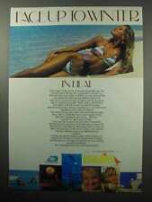 1987 Israel Tourism Ad - Face Up to Winter in Eilat picture