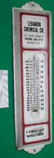 1960s LEBANON CHEMICAL Tn Thermometer Advertising Tennessee Tenn Temperature picture