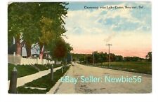 Smyrna Delaware DE - CAUSEWAY OVER LAKE COMO - Postcard picture