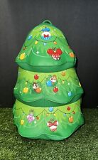 Disney Loungefly Chip And Dale Christmas Tree Figural Tree Mini Backpack NWT picture