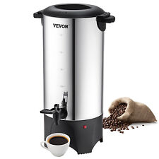 VEVOR Commercial Coffee Urn 50 Cup Stainless Steel Coffee Dispenser Fast Brew picture