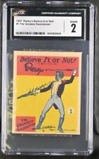 1937 Ripley's Believe It or Not #1 The Greatest Swordsman (CGC 2 GD) picture