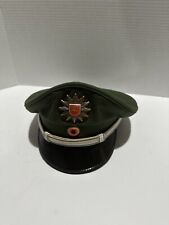 VTG 1982 German Albert Kempf KG Strindruckfrei Size Green Officers Hat picture