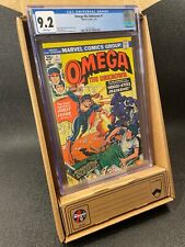 MARVEL COMICS: Omega The Unknown #1, 1976, CGC 9.2 (Key) picture