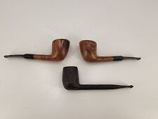 Vintage Lot of 3 Kriswill Estate Pipes Made in Denmark Dublin / Billiard Used picture