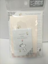 kamio Snoopy mini letter set message card NEW gray  picture