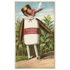 Bufford’s Vegetable Cards No. 790-5 FRIDGE MAGNET, 1887 Tobacco Smoking picture
