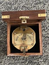 1940's NATURAL SINE STANLEY LONDON BRUNTON NAUTICAL/SURVEYING SIGHTING COMPASS picture