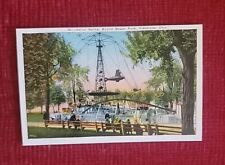 Vtg Euclid Beach Park Arial Swing Cleveland Ohio Postcard  1946 picture