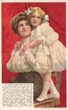 1908 ADVERTISING PC 1909 METROPOLITAN LIFE INSURANCE CO CALENDAR MOTHER & CHILD picture