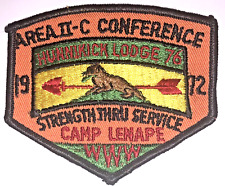 1972 Area 2-C Conference Delegate Patch Hosted Lodge # 76 Hunnikick MINT picture