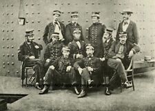 Civil War Ironclad USS Monitor Crew PHOTO Navy 1862 Iron Clad Ship Officers 1862 picture