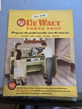 Vintage  “ the new Dewalt power shop” booklet from the 50s picture